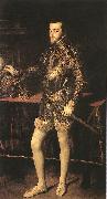 TIZIANO Vecellio King Philip II r oil painting reproduction